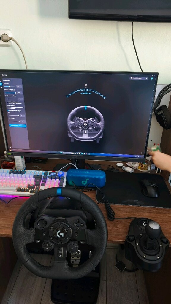 YENİ SÜRÜM LOGITECH G923 FORCE FEEDBACK+SHIFTER GARANTİLİ - 3