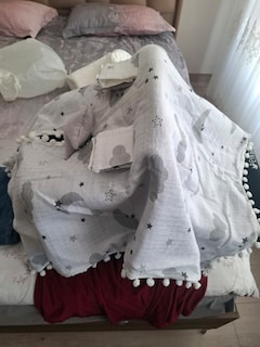 YENİ DOĞAN FIRFIRLI BEBEK PUSET, ÖRTÜSÜ, Minderi YANINDA VERİLECEK - 3