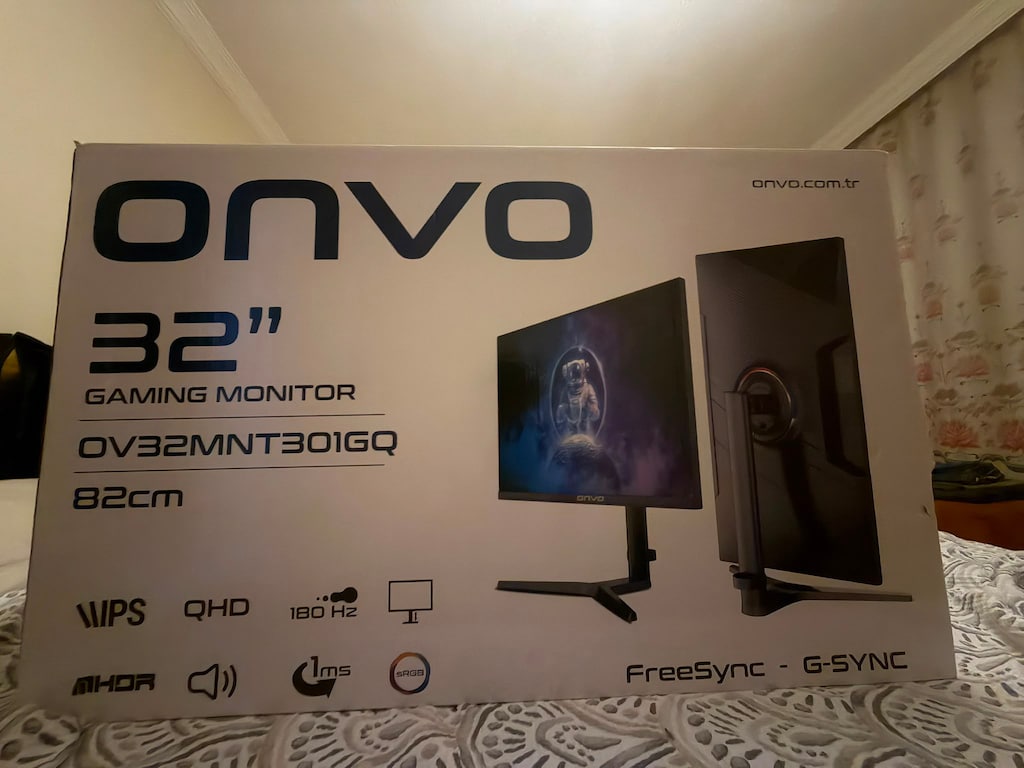 Onvo OV32MNT301GQ 32'' 1 ms 2K Pivot IPS 180 Hz Oyuncu Monitörü - 3