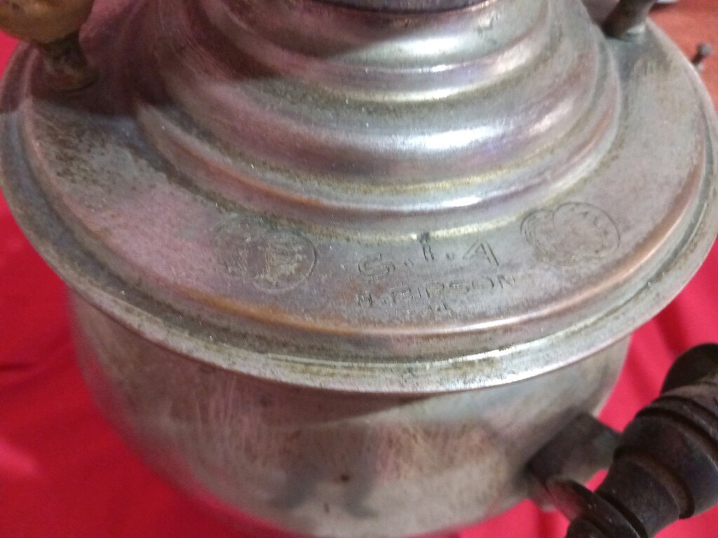 pirinç damgalı semaver - 2