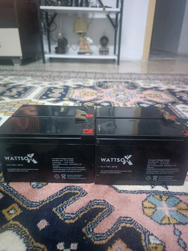 akü 12 volt 7 amper 13 adet toplu olarak satılık - 7