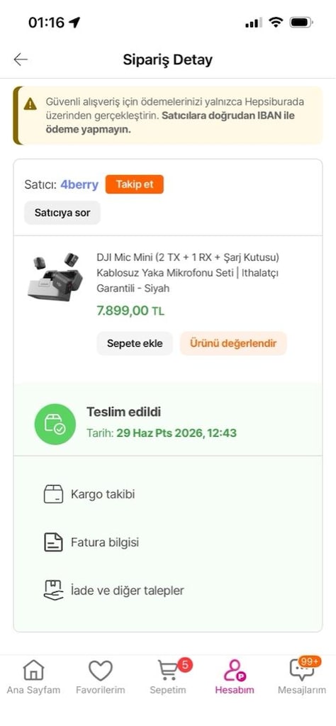 DJI Mic Mini Kablosuz Yaka Miktofonu - 4