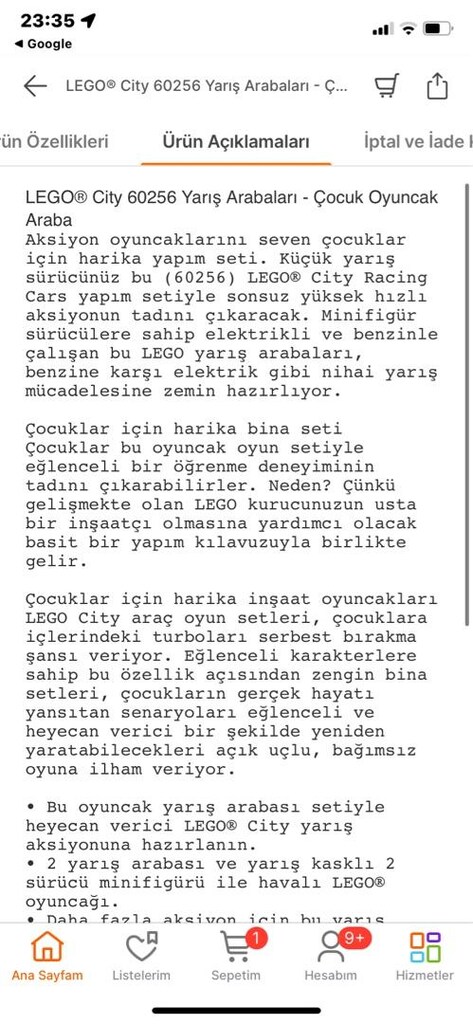 Lego 60256 yarış arabaları - 4