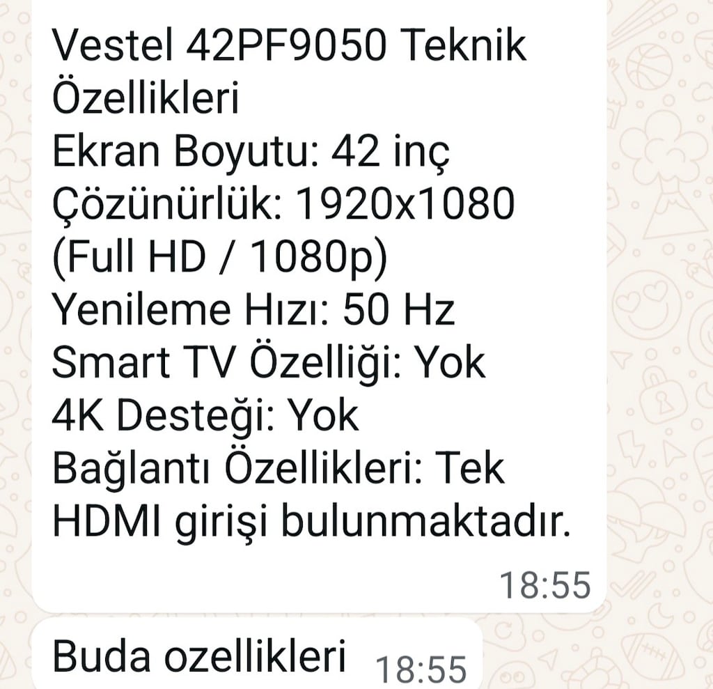 vestel plazma 42 inc tuplu ciddi almak isteyen yazsin. - 3