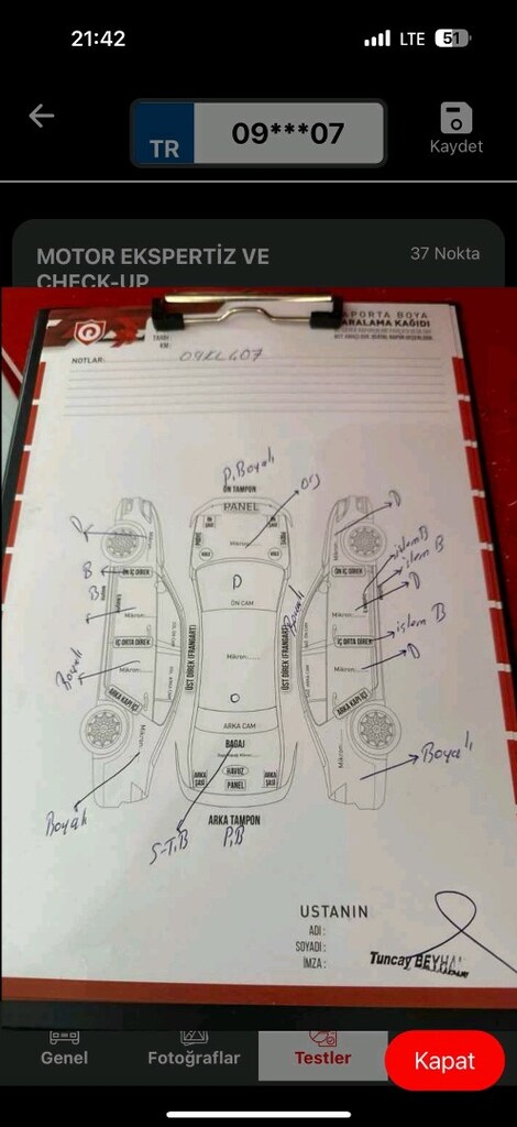 ORJİNAL KM 126000 KM. 1.4 benzin 16v 90hp - 13
