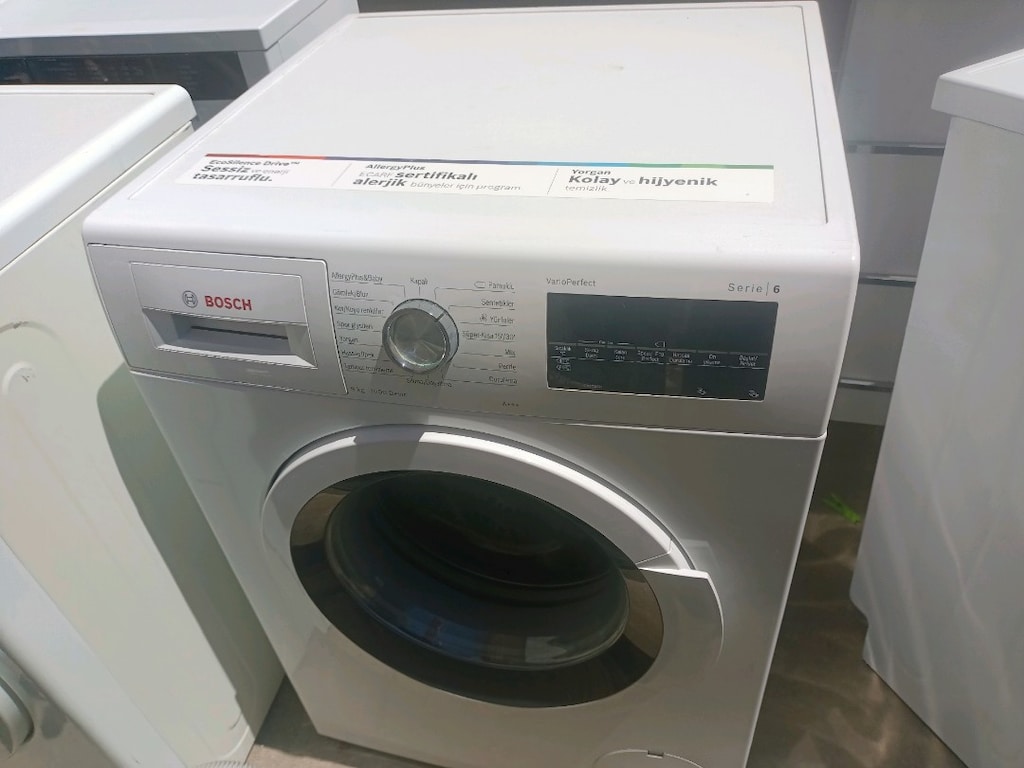 Bosch Serie 6 9 kg tertemiz sessiz yeni gibi Çamaşır Makinesi - 10