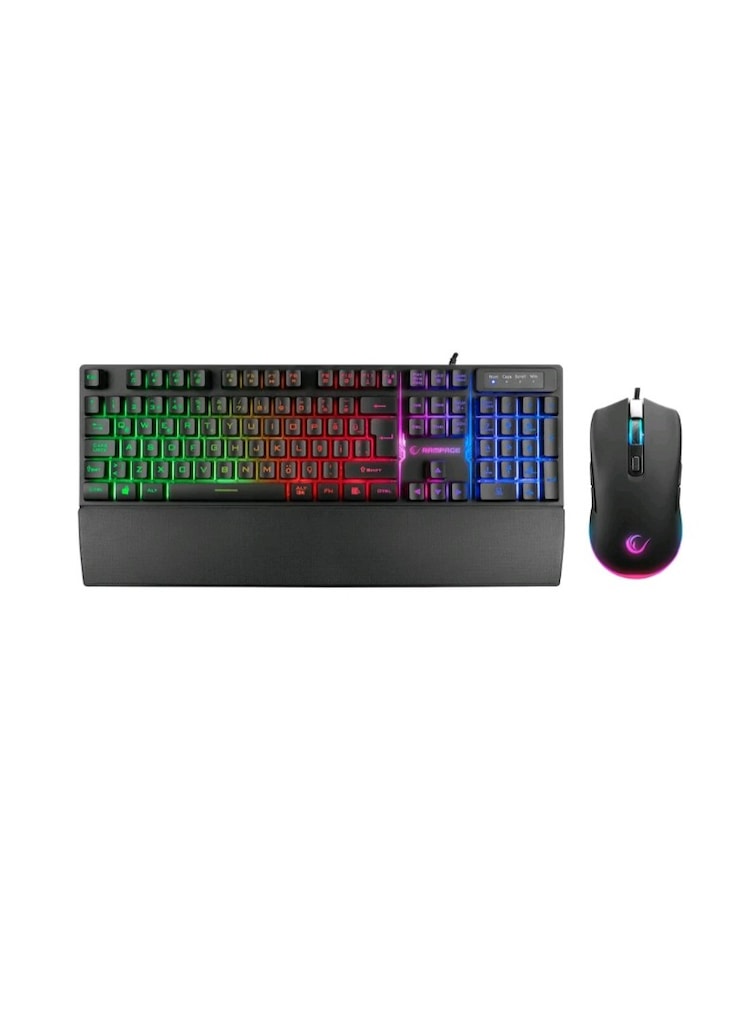Rampage KM-RX7 Fortuna V2 Siyah Kablolu Oyuncu Klavye Mouse Seti - 7