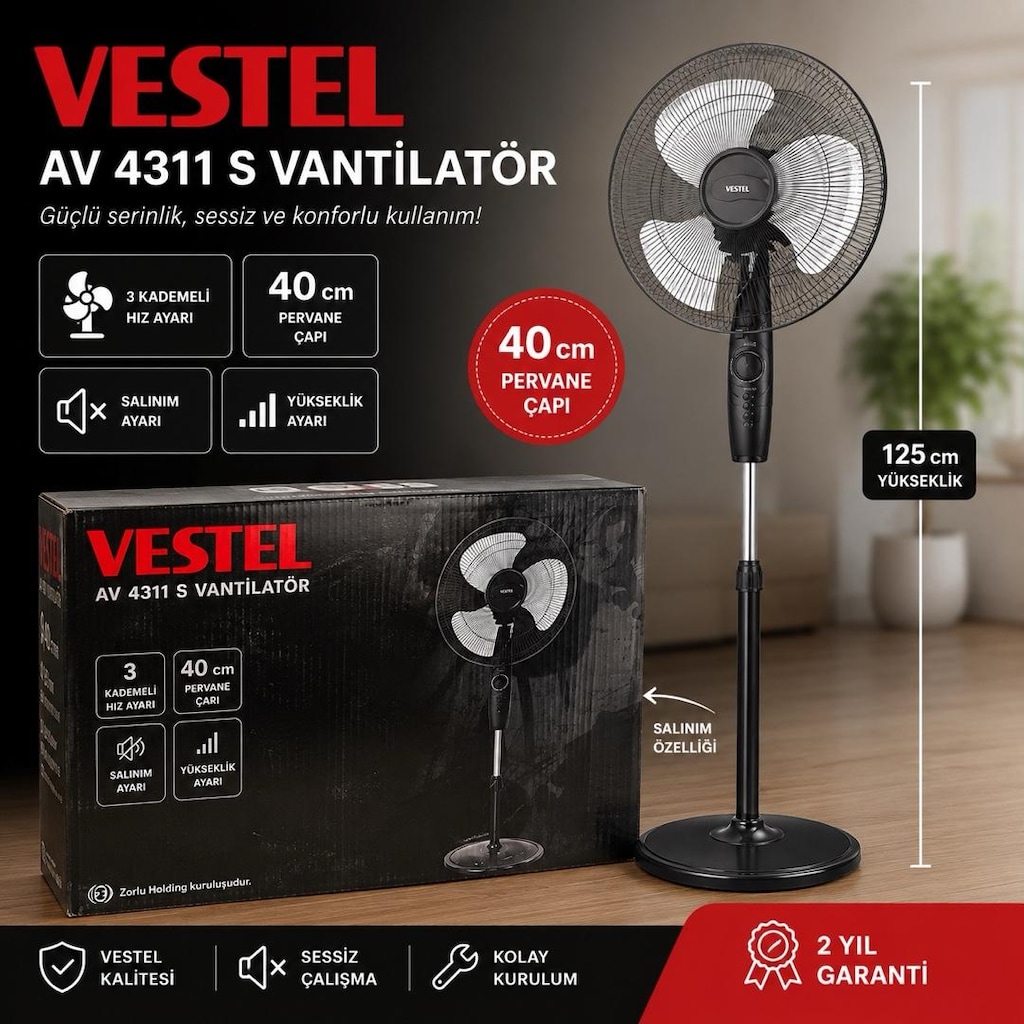 Vestel Av 4311 a vantilatör
