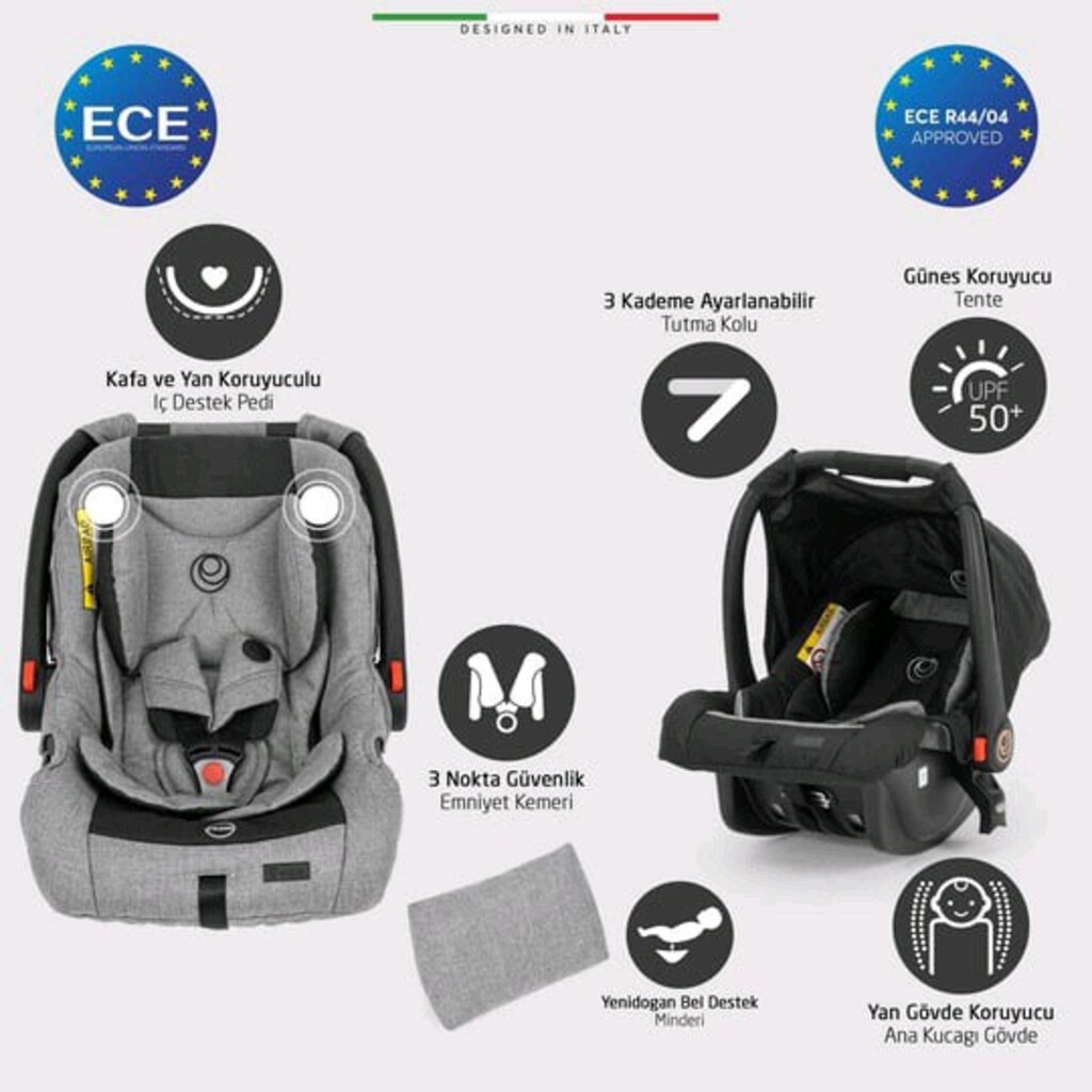 FULL set Elele baby Mido 2 Travel sistem Bebek arabası - 5