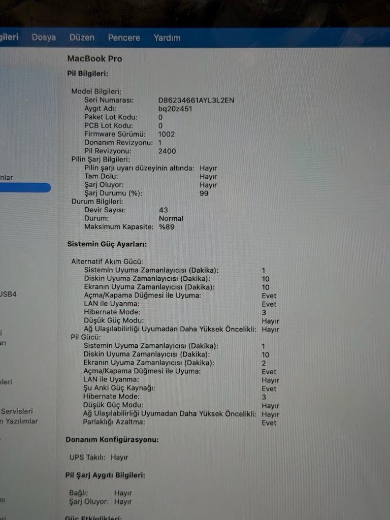 MacBook Pro M2 13” 8/256 Gb Hatasız tertemiz - 3