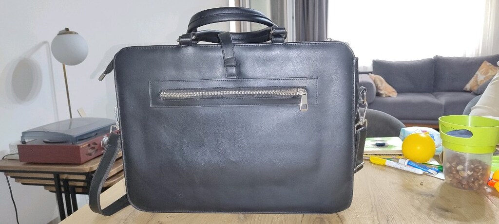 Unisex 15 & 15.6 Inç Laptop Evrak Avukat Çantası - 3