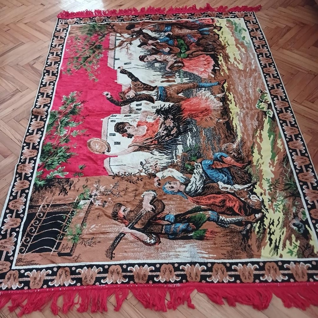 antika duvar halısı - 3