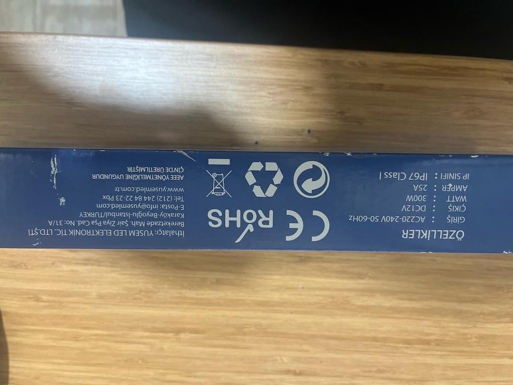 Noas 25A 300W LED DRİVER YL31-0300 Güç kaynağı Trafo - 2