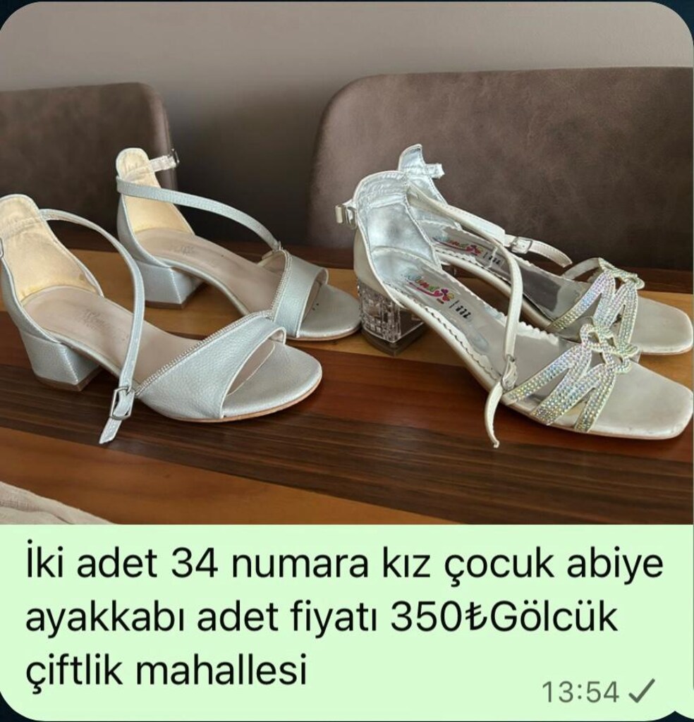 kız çocuk abiye ayakkabı