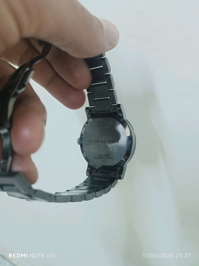 BURBERRY orjinal swiss made İsviçre sarı mekanizma - 4