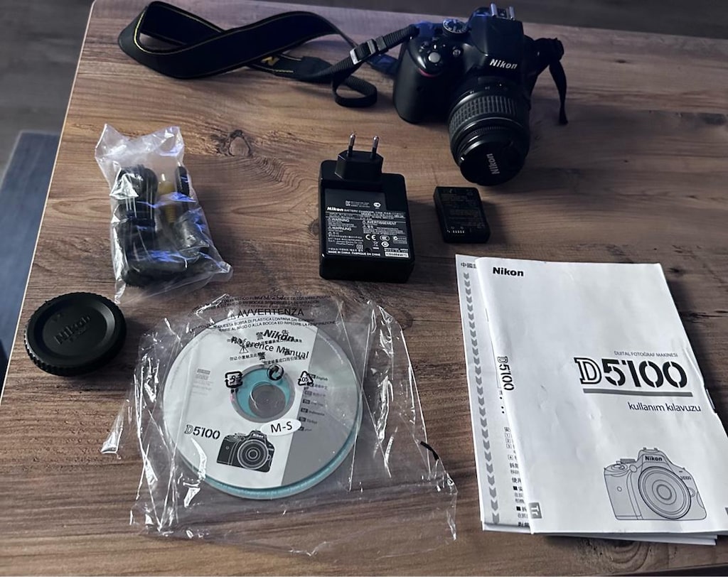 Nikon D5100 18-55mm DSLR – Çok Az Kullanılmış, Full Set - 5