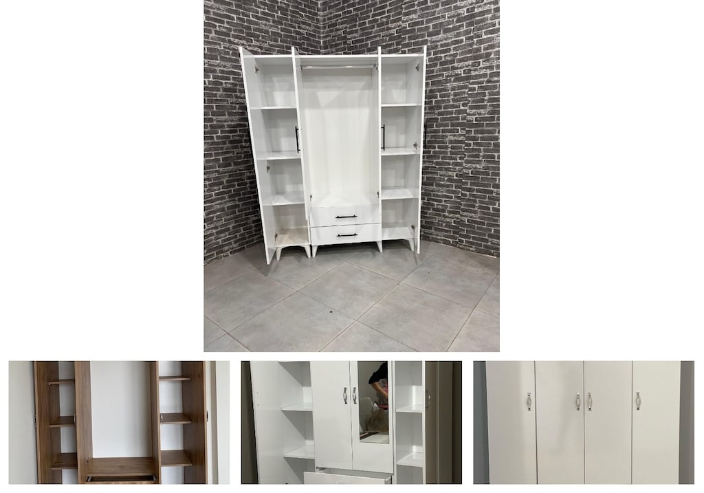 4 kapaklı elbise dolabı hhvegsvgmg - 4