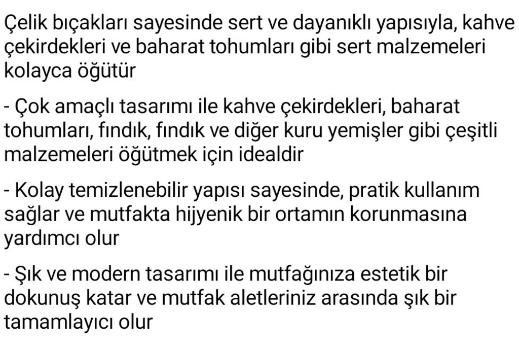 SILVER CREST KAHVE BAHARAT ÖĞÜTÜCÜ ELEKTRİKLİ - 7