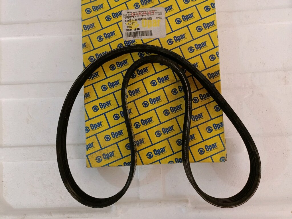 Eski Seri Sıfır Opar Tofaş Tempra / SLX Motor Şarj (Alternatör) Kayışı - 2