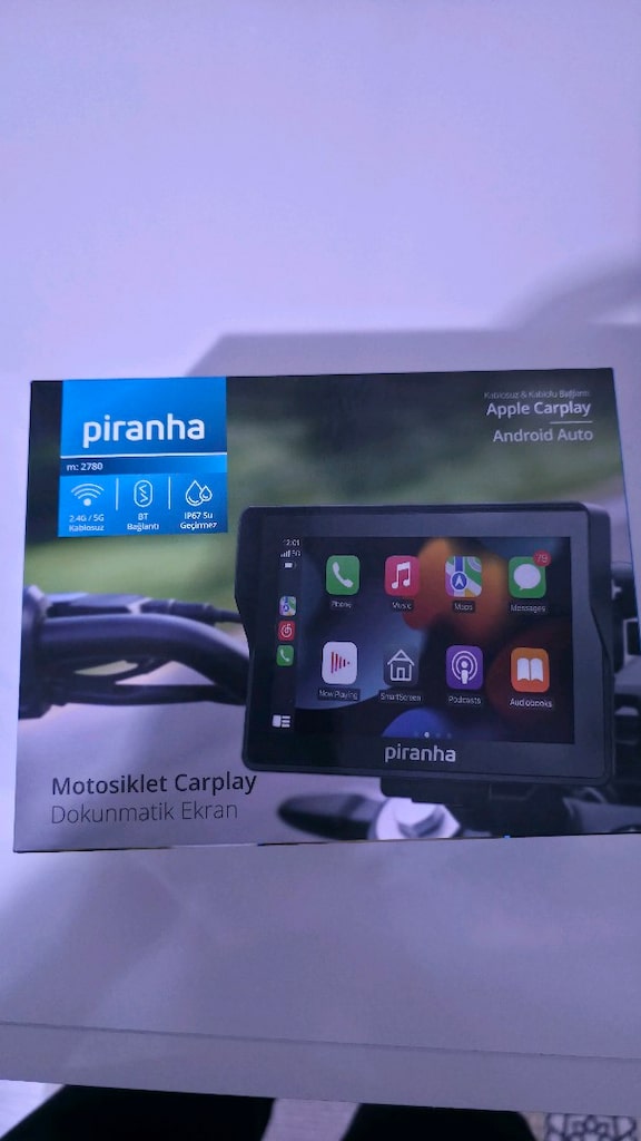 piranha marka motorsiklet carplay - 2