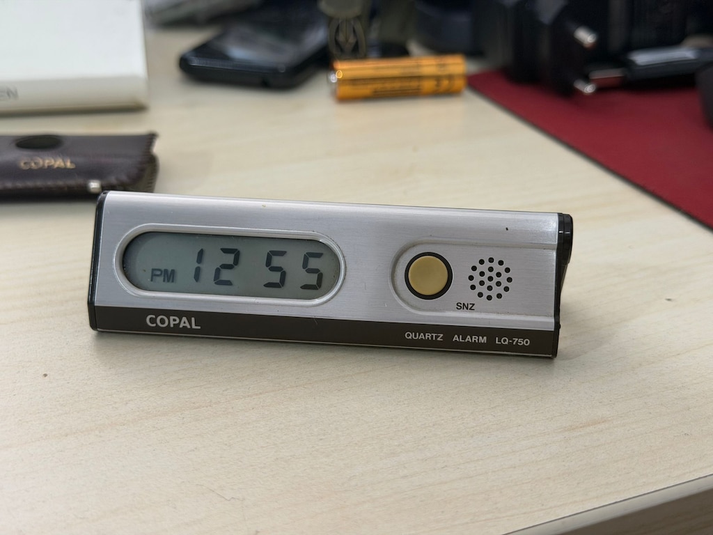 Copal LQ-750 Vintage Dijital Seyehat Alarmlı Saat - 7