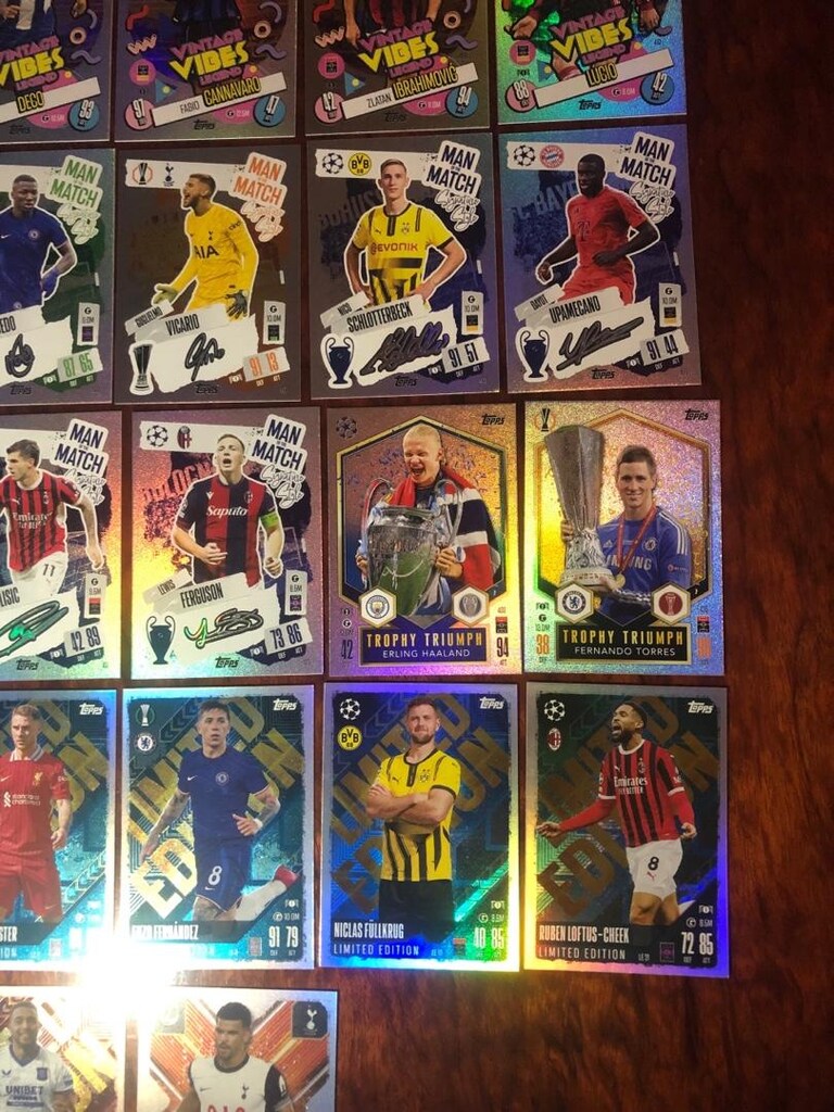 Match attax 24/25 karma insert ve limited edition lot - 5