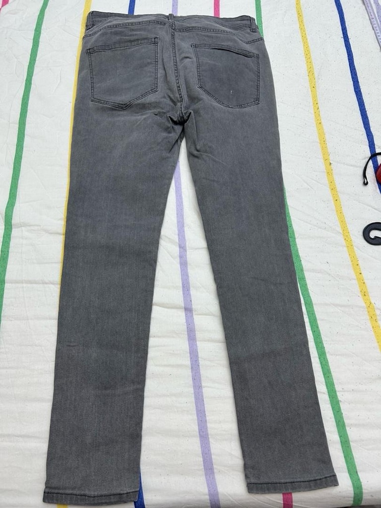 34 bed jeans pantolon gri renk - 5