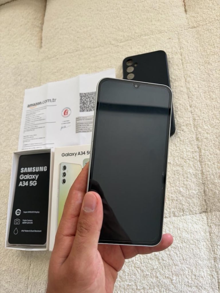 Kutulu Faturalı Hatasız Samsung Galaxy A34 - 3