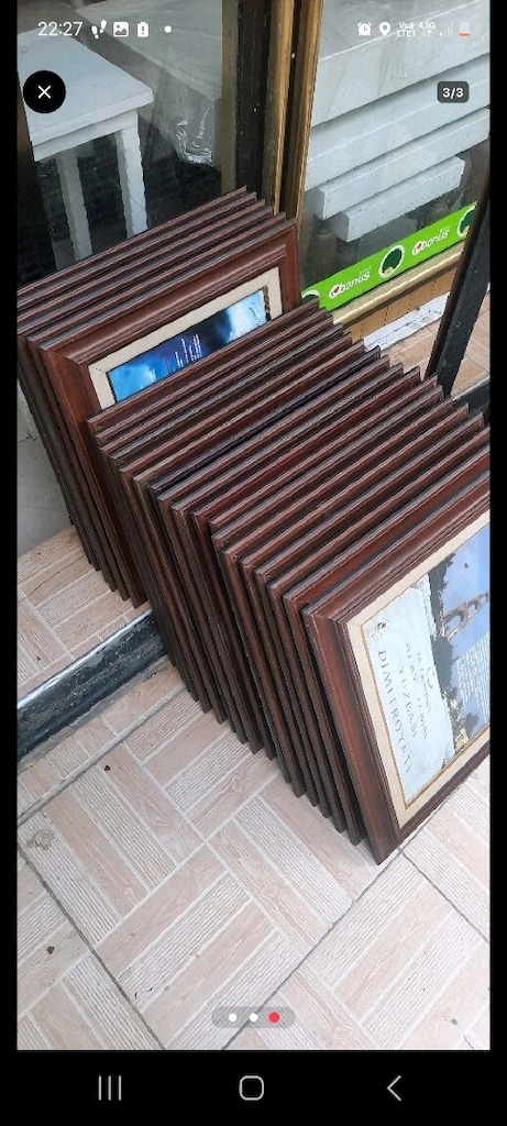 45 cm 55 cm camlı çerceve - 3