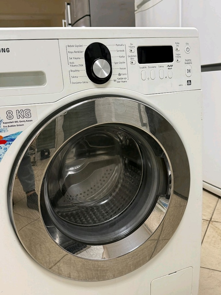SAMSUNG 8 KG ÇAMAŞIR MAKİNESİ SIFIRDAN FARKSIZ TERTEMIZ SAGLAM - 4