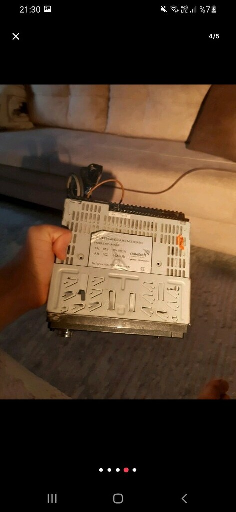 sahibinden temiz teyp çalışıyor aux sd cd usb radyo aktif navitech tey - 3