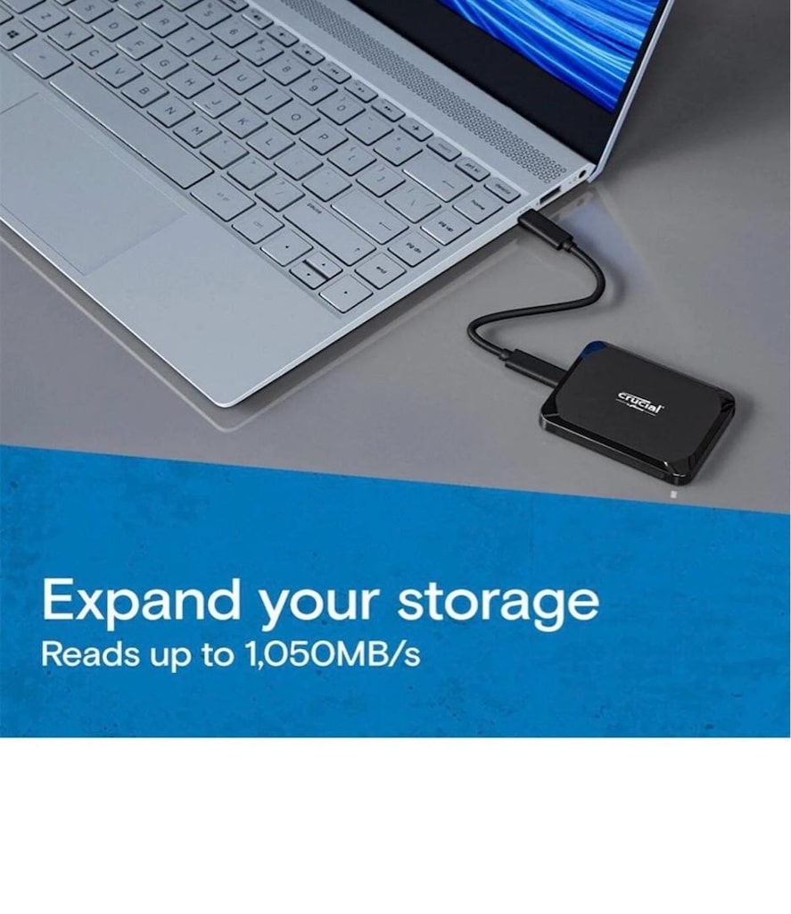 Crucial 1TB Taşınabilir SSD - 4