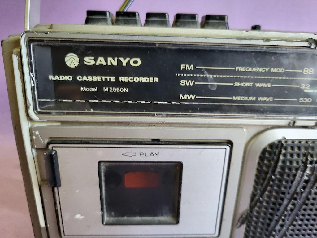 Japon yapımı Sanyo Radyo kasetçalar - 8