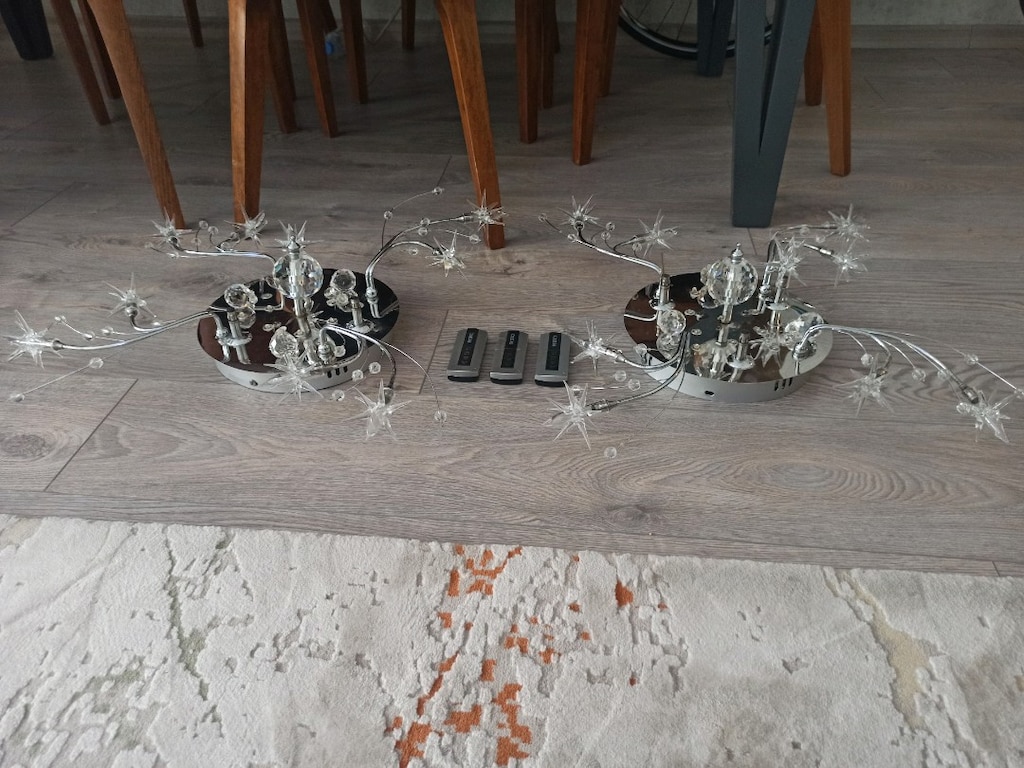 Avize LED'li salon ve oturma odası için inanılmaz ŞIK kumandalı CAM - 17