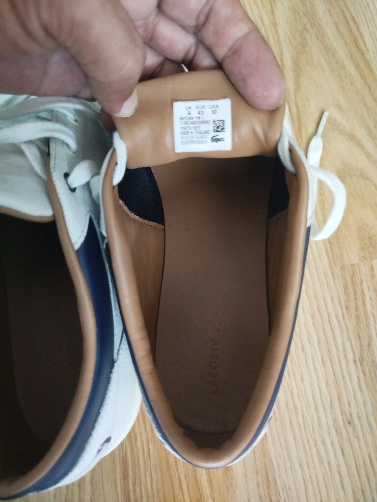 LACOSTE DERİ SNEAKER ORJİNAL - 4