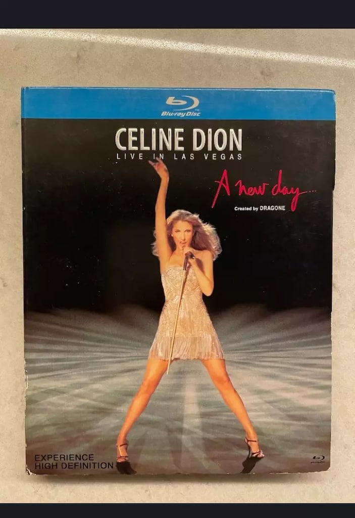 Blu ray Celine Dion (life in Las Vegas )orjinal bluray konser