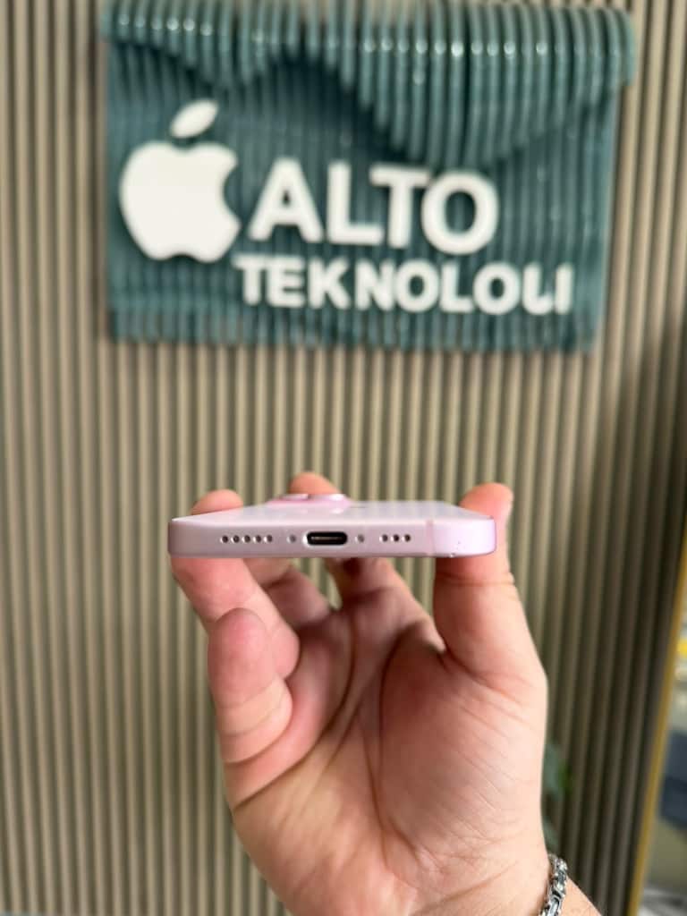15 DÜZ 256 GB PEMBE 12 AY AÇIK ! - 6