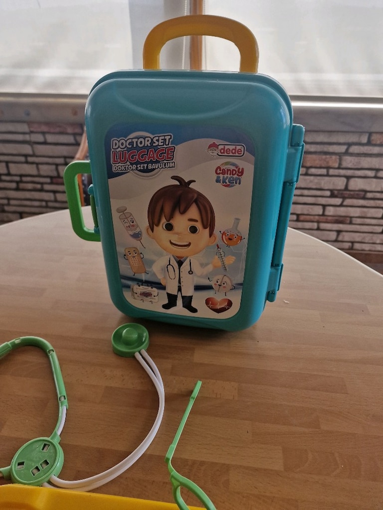 dede bavullu oyuncak doktor seti - 3