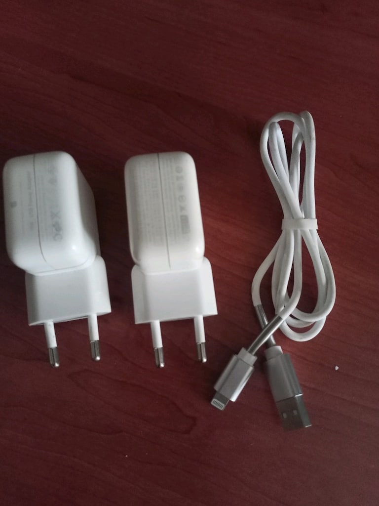 İPHONE ŞARJ ALETİ 10 W ( 2 ADET ADAPTÖR +1 ŞARJ KABLOSU - 3