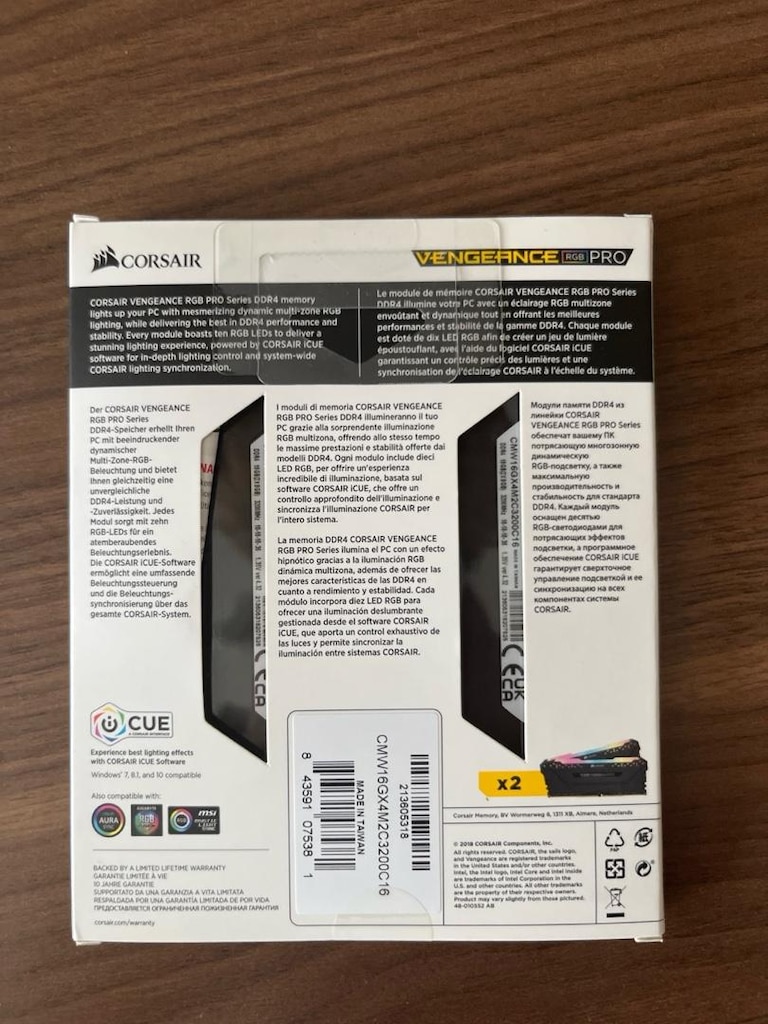 sıfır corsair 16gb dd4 ram - 2