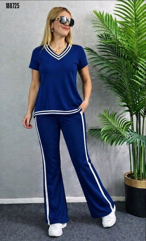 İLAN NO Y S 29 Y BAYANLARA PANTOLON BLUZ 2 Lİ TAKIMLAR - 4
