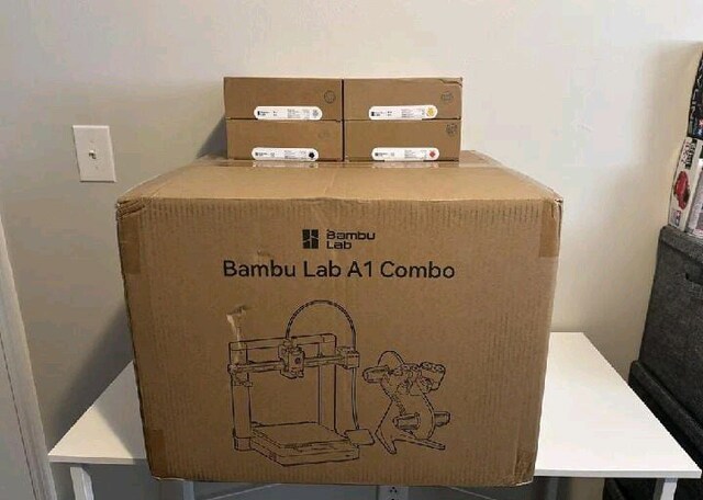 3D Bambu Lab A1 Combo