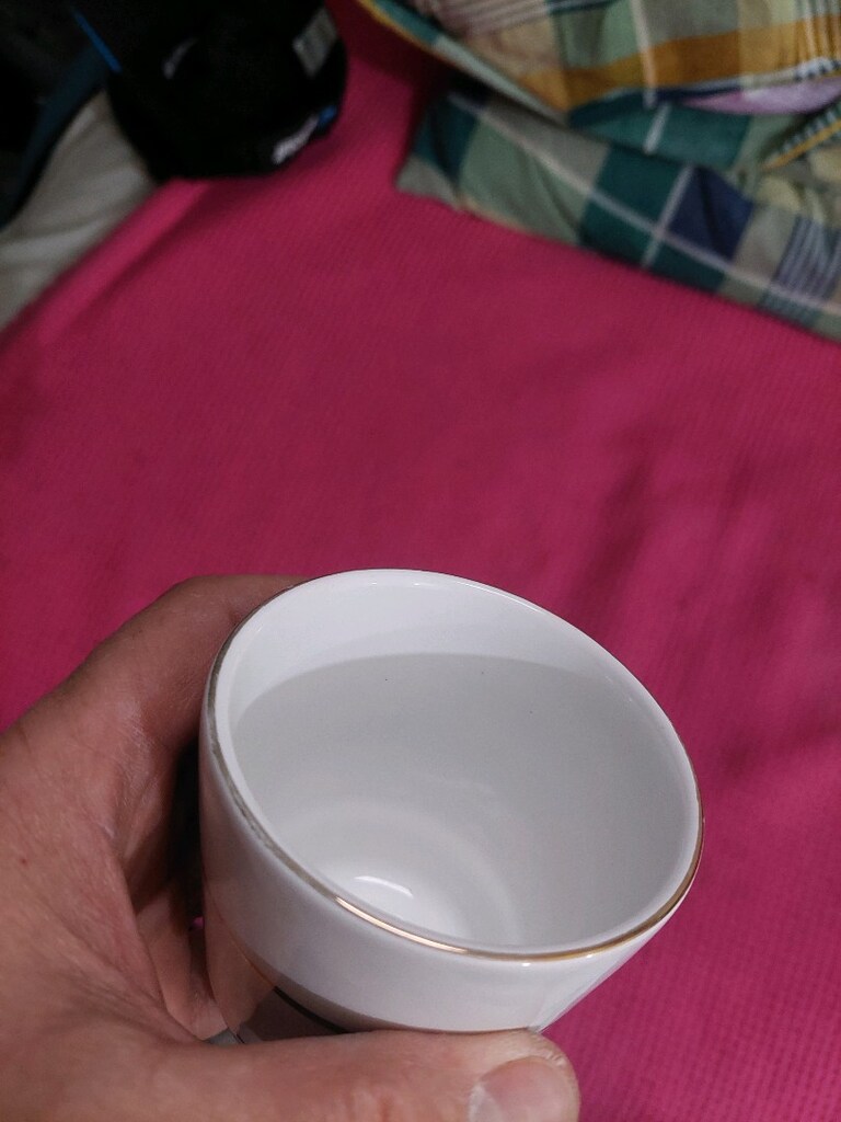 Vintage Ülkü seramik fincan bardak. Herhangi bir deformesi yoktur. - 5