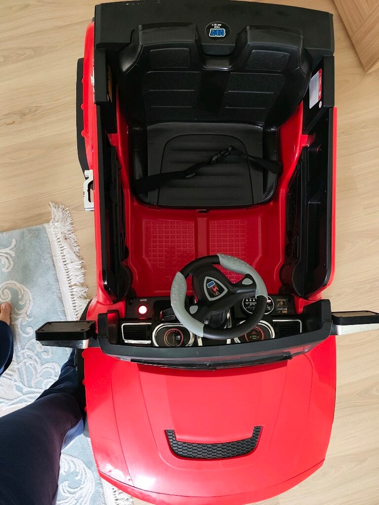 akülü araba 12V çift çeker - 4