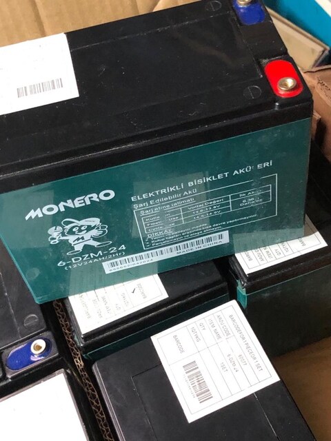 3 tekerlekli elektrikli motor aküsü sıfır