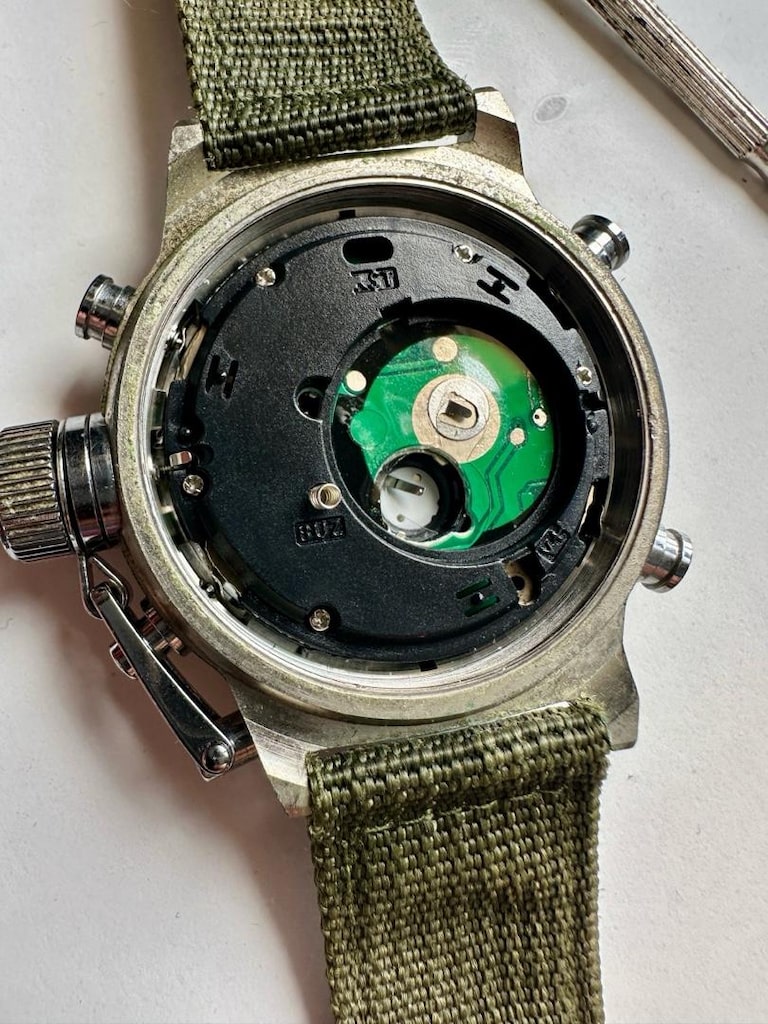 Ohsen Analog Dijital Nato Kayışı Kol Saati - 7