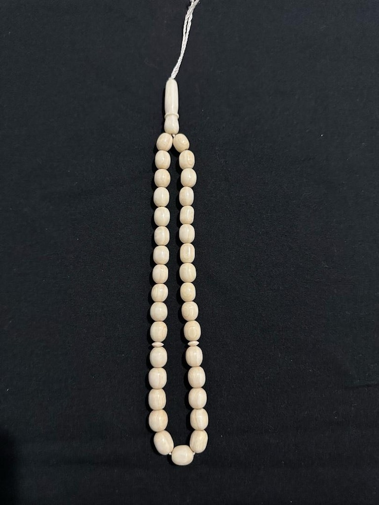 Fildişi Tespih Afrika İşçilikli 48.5 Gram