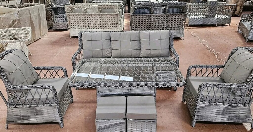 rattan mobilya, oturma Grubu, bahçe mobilyaları - 9