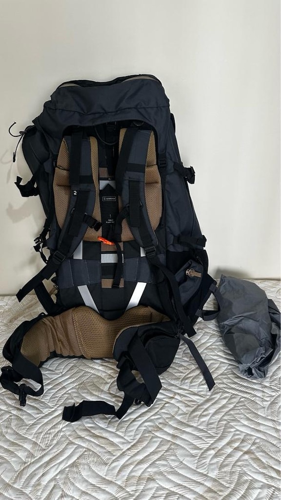 Decathlon Trekking Sırt Çantası 70+10Litre MT900 Symbium Gri decathlon