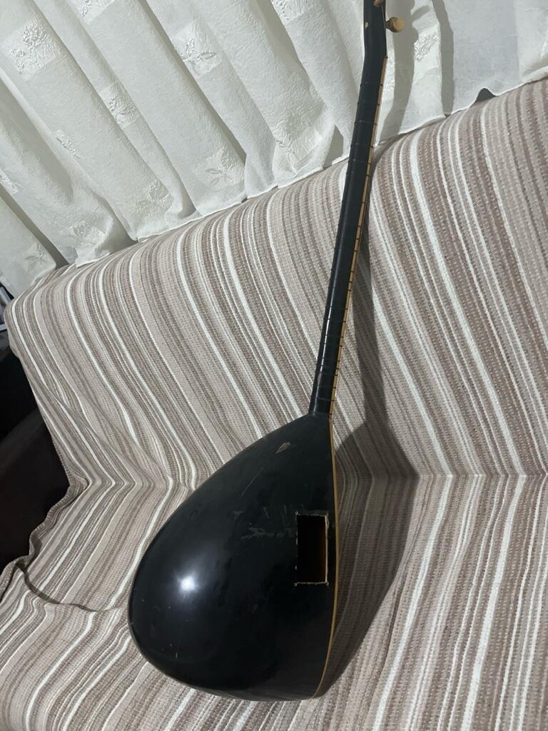 40 YILLIK PROFESYONEL ANTİKA BAĞLAMA UZUN SAP,SAHNE BAĞLAMASI,AKUSTİK - 4